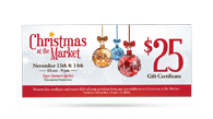 Christmas At the Market - Gift Certificate