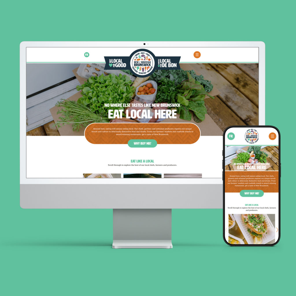 Eat Local NB - Website