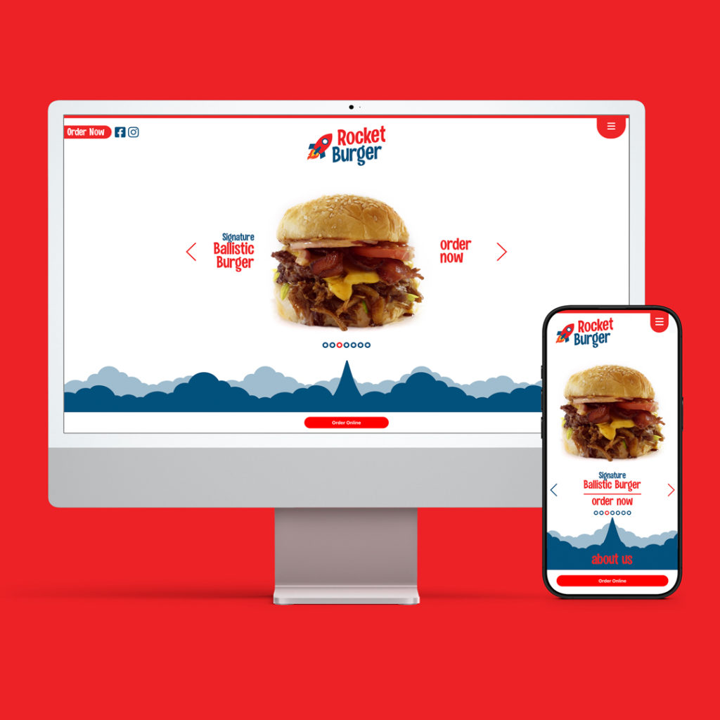 Rocket Burger - Website