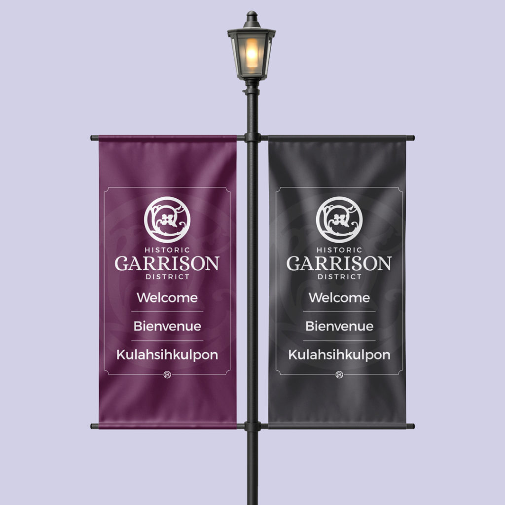 Historic Garrison District Lamp Post Banners