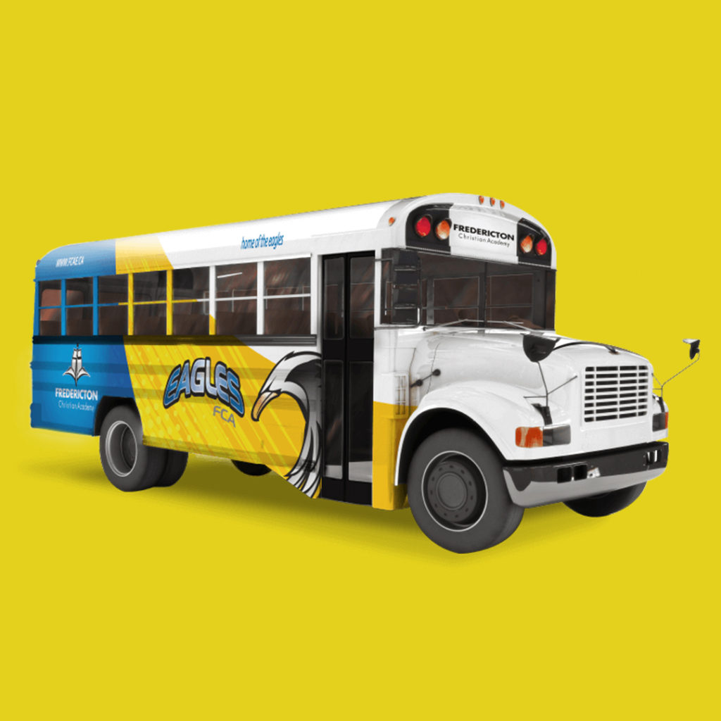 Fredericton Christian Academy - Eagles - Bus Wrap